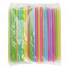 Пластиковые трубочки для напитков прямая для Bubble Tea 12 x 250 мм, цветные, 250 шт