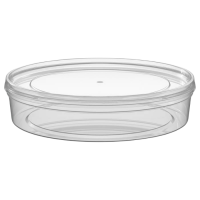 Контейнер плоский, 300 мл, D=145 мм, h=30,5 мм