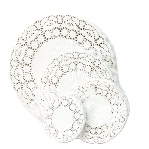 Ажурная салфетка, круглая D=30 см, 250 шт