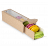 Коробка для макаронс MB 6, 180 х 55 х 55 мм, c окном