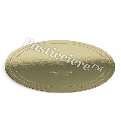 Подложка  золото-жемчуг d=38 см, усиленная 1,5 мм